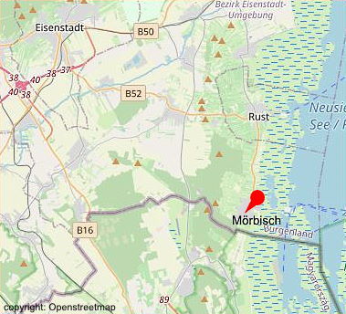 Lageplan Moerbisch am See